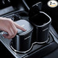 HOTOR Car Trash Can, Car Trash Cup with 30 Additional Trash Bags for Exclusive Using, Multipurpose Trash Can for Car, Office & Home to Meet Various Needs - 2 Packs, Black