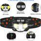 LHKNL Headlamp Flashlight, Lumen Ultra-Light Bright LED Rechargeable Headlight with White Red Light, 2-Pack Waterproof Motion Sensor Head Lamp,8 Modes for Outdoor Camping Running Hiking Fishing