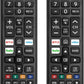 Universal Replacement Remote for Samsung TV, Pack of 2 Compatible with Samsung Smart LED LCD HDTV