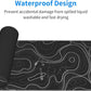 Large Gaming Mouse Pad Black Topographic Contour Mouse Pad Extended XL Long Mousepad Big Desk Mat with Stitched Edges & Nonslip Rubber Base for Company Office Work, 31.5 X 11.8 Inch