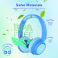 iClever BTH22 Kids Bluetooth Headphones, 60H Play Time, USB C Fast Charging, Bluetooth 5.4, AUX Cord,Safe Volume 74/85 dBA,Toddler Headphones for iPad/Tablet/Travel/School, Blue