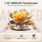 Fitpolo Smart Watch for Women,1.3" AMOLED Touchscreen Fitness Tracker, Make/Answer Calls, Heart Rate SpO2 Monitor, IP68 Waterproof, Sleep & Activity Tracking Smartwatch for Android Phones iPhone