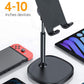 LISEN Cell Phone Stand Adjust for iPhone Phone Holder for Desk Recording, Gifts Women Office Desk Accessories PC Gaming Essentials Kitchen Gadgets Fit OtterBox Case Switch iPad Air Tablet 4-10 in