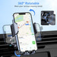 Blukar Car Phone Holder Mount, Super Stable Air Vent Cell Phone Car Mount with 2025 Metal Hook Clip, 360° Rotation,One Button Release for iPhone, Galaxy, Google, and All Other Smartphones