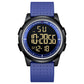 GOLDEN HOUR Ultra-Thin Minimalist Sports Waterproof Digital Watches Men with Wide-Angle Display Rubber Strap Wrist Watch for Men Women