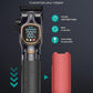 Professional Hair Clippers for Men, Professional Barber Clippers and Trimmer Set, Cordless Hair Clippers for Hair Cutting with Package Case, Powerful 9000 PRM Rechargable Electric (Black)