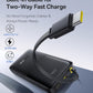 Baseus Portable Charger, 10000mAh Fast Charging Power Bank, 22.5W PD3.0 QC3.0 Battery Pack Built-in USB C Braided Cable, Travel Essentials for iPhone 17 16 15, iPad, S25/S24, Indoor/Outdoor
