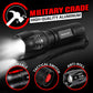 LED Flashlight High Lumens, Mini Tactical LED Flashlight 2 Pack, 5 Modes Zoomable Beam, Battery Powered (Batteries Not Included) for Camping, Hunting, Home & Emergency, Compact Small LED Flashlight