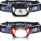 Lepro HeadLamp, 2 Pack Super Bright LED Head lamp with 6 Lighting Modes, Waterproof, Battery Powered LED Lightweight Headlight for Cycling Running Camping for Kids Adults