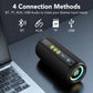 TIMU Portable Bluetooth Speaker, 25W Super Loud Wireless Speaker: Boost Bass 3.0, Bluetooth 5.4, 30H Playtime, 8 RGB Modes, IPX7 Waterproof, TWS Pairing, for Outdoor/Home/Party, Gift Ideas（Black）