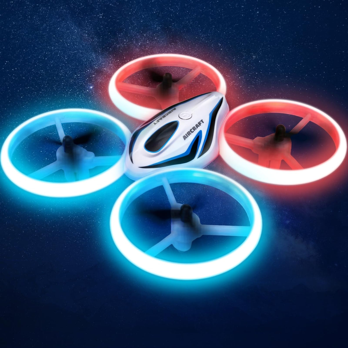 Drone for Kids & Adult, 3 Batteries 24 Min Flight Time, Anti-Collision RC Quadcopter with LED Light, Altitude Hold, Easy to Fly Kids Gifts for Boys & Girls Ages