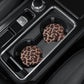 4 Pack Car Coasters, 2.75inch Leopard Print Cup Holder Coasters for Car, Neoprene Cup Pad Mat Coaster for Cup Holders for Women