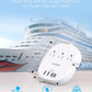 Flat Plug Power Strip, 6ft Ultra Flat Extension Cord - 3 Outlets 4 USB Ports (2 USB C) 22.5W/4.5A Desktop Charging Station, Power Strip No Surge Protection for Cruise Ship, Dorm Room Travel Essentials