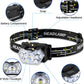 2000 Lumen 9 LED Headlamp 2 Pack, Ultra Bright Head Lamp with 6 Modes, IPX5 Waterproof Head Light, Lightweight Head Flashlight for Running Night-Walking Camping, 6 AAA Batteries Included