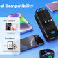 Portable Charger 50800mAh Power Bank with 3 Built in Cables,25W PD QC4.0 Fast Charging USB C Battery Pack,6 Outputs 2 Inputs Travel Essentials Portable Phone Charger for iPhone 17/16/15,Google,Android