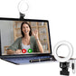 Cyezcor Video Conference Lighting Kit, Ring Light for Monitor Clip On,for Remote Working, Distance Learning,Zoom Call, Self Broadcasting and Live Streaming, Computer Laptop Video Conferencing