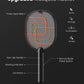 GAIATOP Electric Fly Swatter, 3800V Battery Powered Handheld Fly Zapper, 3-Layer Protection Grid Bug Zapper Racket for Home Bedroom Kitchen Office Backyard Patio Indoor Outdoor
