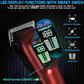 Hair Clippers for Men Professional Clippers for Men Cordless&Corded Barber Clippers for Hair Cutting & Grooming. Rechargeable Hair Trimmer Kit for Household (Red)
