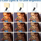 ALTSON 60 LED Portable Selfie Light Video Conference Lighting with Clip & Camera Tripod Adapter Rechargeable 2200mAh CRI 97+, 3 Light Modes for Phone iPhone Webcam Laptop Photo Makeup