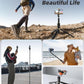 Phone Tripod & Selfie Stick with Remote, Portable, Lightweight for Video Recording Vlog, Extendable Travel Tripod Stand Compatible with iPhone Android, Black, 62"