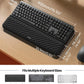 Vaydeer Wrist Rest with Keyboard Stand, Computer Wrist Support Pad, Ergonomic Keyboard Riser Holder Lifter Tray with Wrist Pad, Soft Memory Foam Desk Cushion, Palm Hand Typing for Office Home School