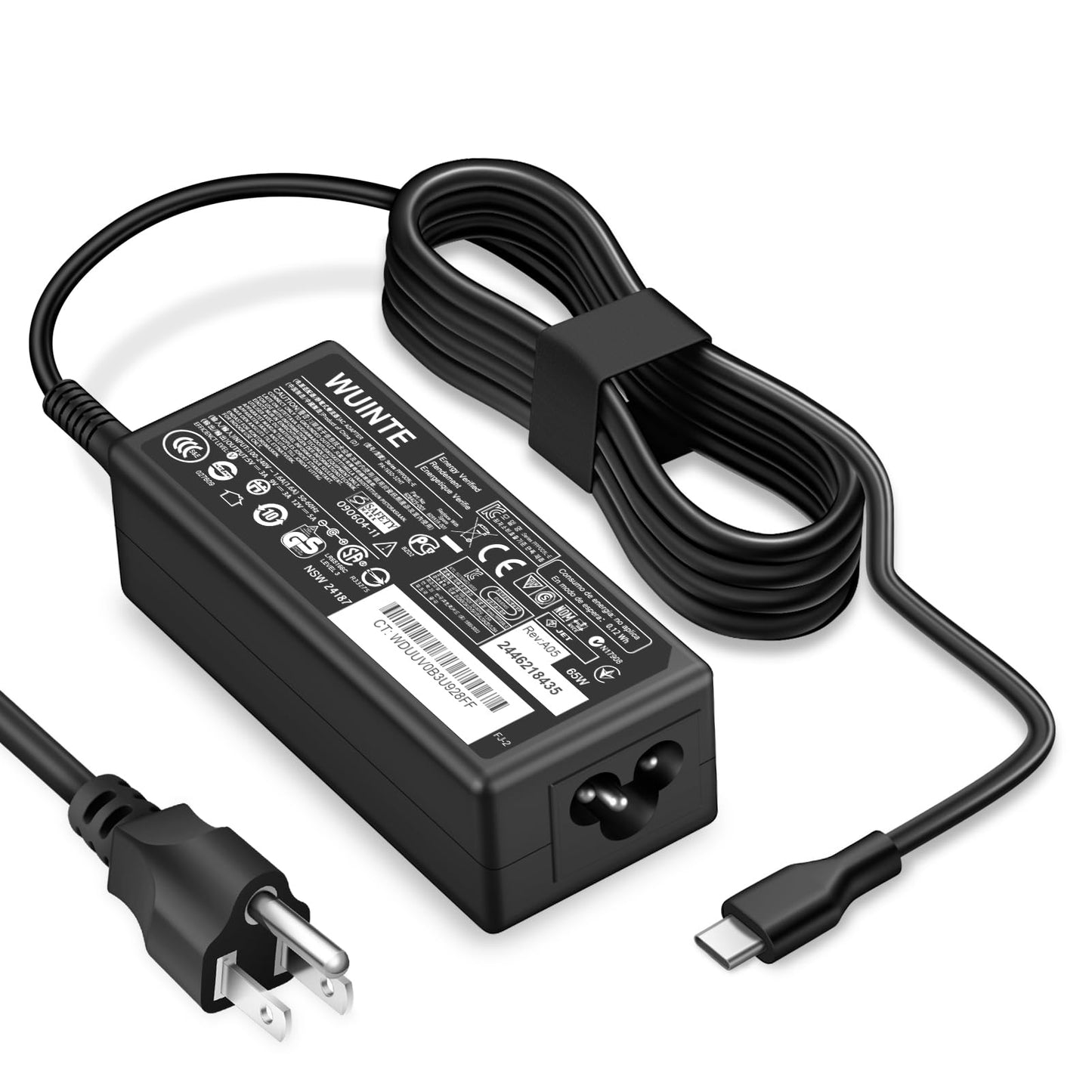 USB C Laptop Charger Compatible with Dell Laptop Chromebook Charger 65W 45W USB Type C Fast Power Adapter