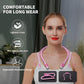 LUXJET Neck Reading Light & Book Light for Reading in Bed - Hands Free, 3 Colors & 6 Brightness Levels, 360° Flexible Arms, 80-Hour Rechargeable - Reading, Knitting, Camping, Repairing