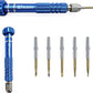 5-in-1 Multifunctional Small Screwdriver, PTSLKHN S2 Steel Magnetic Screwdriver Kit for Eyeglass, Sunglasses, Electronics, Cellphone, Jewelry and More