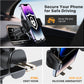 Miracase Phone Holders for Your Car with Metal Hook Clip, Air Vent Cell Phone Stand Car Mount, Universal Automobile Cradle for Garmin GPS Fit iPhone Android and All Smartphones, Dark Black