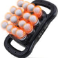 16 Head Massage Gun Set, Deep Tissue Percussion Massager, 2600mAh Electric Massage Tools with 9 Styles & Levels, Black