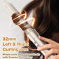 7MAGIC 6 in 1 Multi Hair Styler Dryer Brush, 110,000 RPM High-Speed, Negative Ionic, Fast Drying for Professional Blow Dry, Curling, Volumizing, Straightening and Styling, Gold