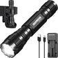 Tactical Flashlights High Lumen-Police 1200 LM Flashlight with Holster for Duty Belt,Single Mode LED Flashlight for Camping/Law Enforcement-Sentinel-X1