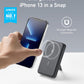 Anker 633 Magnetic Battery, 10,000mAh Foldable Wireless Portable Charger, 20W USB-C Power Delivery Power Bank with Stand, Magsafe-Compatible for iPhone 16/15/14/13/12 Series