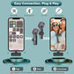 MAYBESTA Wireless Mini Microphone for iPhone, Android Phone - Bluetooth Lavalier Lapel Mic for Audio Video Recording - Clip on Content Creator Microphones for YouTube Tiktok Podcast Vlogging