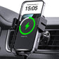 Wireless Car Charger, MOKPR Auto-Clamping Car Mount 15W/10W/7.5W Fast Charging Air Vent Car Phone Mount Compatible with iPhone 15/14/13/13 Pro/12 Pro Max/12 pro/12/11/10 Series, Samsung Galaxy Series