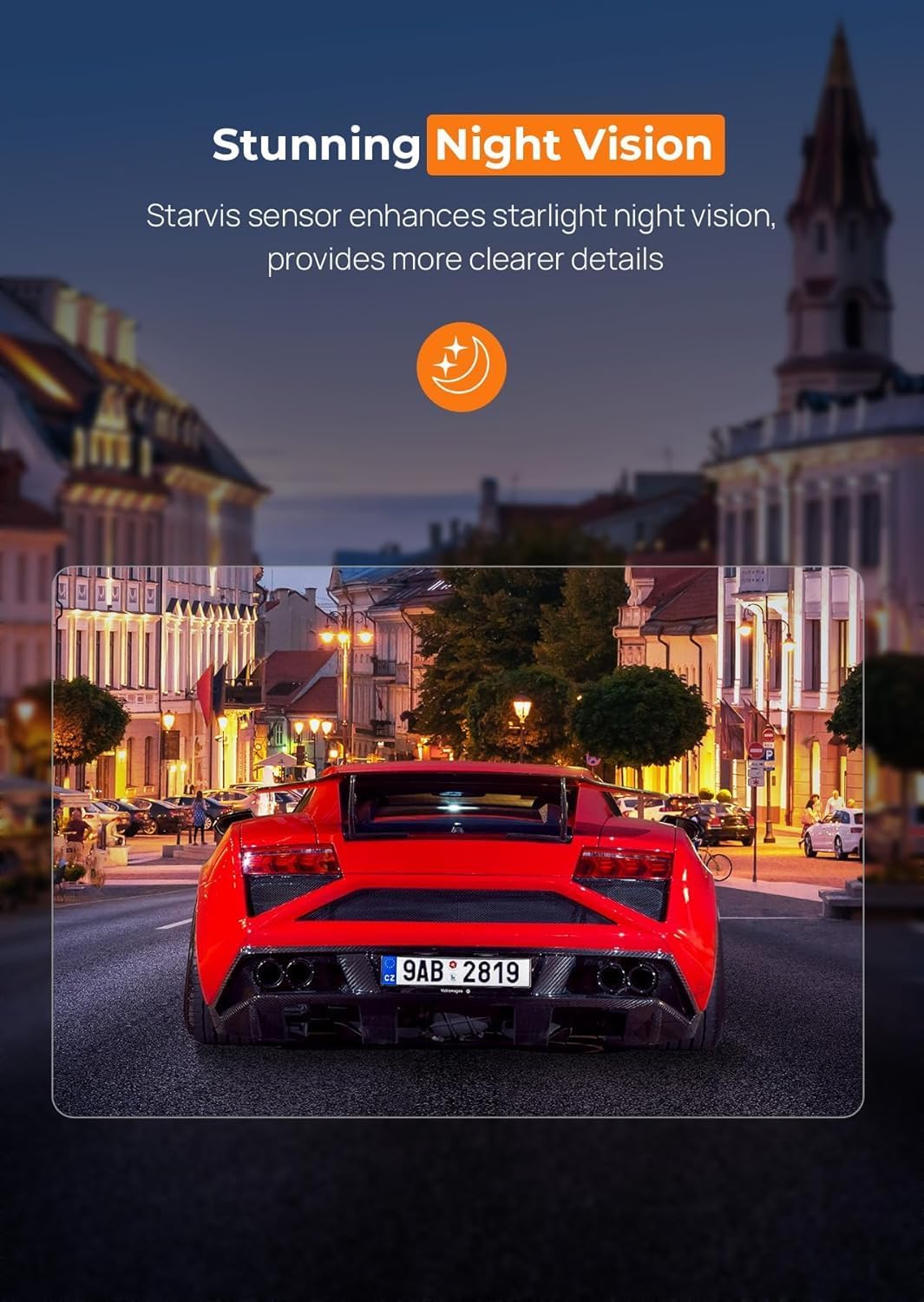Dash Cam 2.5K Front Dash Camera for Cars with App, WiFi Mini Dashcam Built-in IPS Screen, Night Vision, G-Sensor, Smart Voice, Loop Recording, 24H Parking Mode, 32G SD Card Included, Support 256GB Max