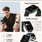 Tensky Smart Watch for Men/Women Android & iPhone, Alexa Built-in, 1.8" Touch Screen Fitness Tracker with Answer/Make Calls, 3ATM Waterproof Heart Rate/Sleep/SpO2 Monitor, Pedometer, 100+ Sport Modes