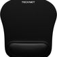 TECKNET Mouse Pad with Wrist Support, Ergonomic Gaming Mouse Pad Pain Relief, Portable Comfortable Mousepad for Computer, Laptop, Office, Home and Travel, Non-Slip Base, Waterproof Surface, Black