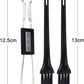 Keycap Puller Switch Puller Stainless Steel Keycap Removal Tool with 2 Pcs Keyboard Cleaning Brush for Mechanical Keyboard
