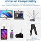 ALTSON 60 LED Portable Selfie Light Video Conference Lighting with Clip & Camera Tripod Adapter Rechargeable 2200mAh CRI 97+, 3 Light Modes for Phone iPhone Webcam Laptop Photo Makeup