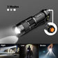 LETMY Tactical Flashlight, Super Bright LED Mini Flashlights with Belt Clip, Zoomable, 3 Modes, Waterproof - Best EDC Flashlight for Gift, Hiking, Camping, Hurricane & Power Outage (2 Pack)