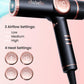 Professional Ionic Hair Dryer with Diffuser • Negative Ion Blow Dryer • Suitable All Hair Types • Intelligent Heat Control & Rapid Drying Speeds • Lightweight Design • Low Noise Technology
