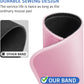 ZYAOTWQZ Pink Mouse Pad, Nice and Cute Mouse Pad, Splash-Proof Textured 10.2 x 8.2Inch, Stitched Edge Non-Slip Waterproof Rubber
