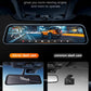 WOLFBOX G840S 12" 4K Mirror Dash Cam Backup Camera, 5.8GHz WiFi Smart Rearview Mirror for Cars & Trucks, Front and Rear View Dual Cameras, Night Vision, Parking Assistance, Included 32GB Card & GPS