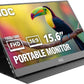 AOC 16T20 Portable Monitor 15.6" FHD 1080p IPS Display, USB-C x2, Mini HDMI, Built-in Speakers, Travel Monitor with Smart Cover, Compatible with Laptops, MacBook, Gaming Console Ready