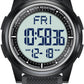 Beeasy Digital Watch for Men Women, 50M Waterproof, Ultra-Thin & Lightweight, 44mm Silicone Sports Watch with Alarm, Stopwatch, Countdown, Ideal for Gym, Running, School, Daily Wear