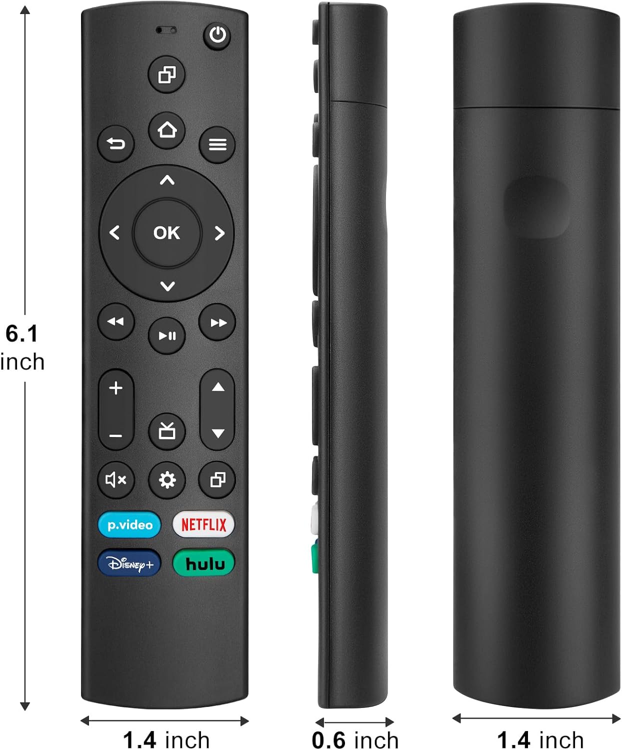 Universal Remote Compatible for Samsung/Insignia/Toshiba/Vizio/LG/Roku Smart TVs Remote Control Replacement