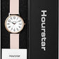 Hourstar Women's Analog Nurse Watch with Second Hand for Nursing, 12/24 Time, Silicone Band, Easy Read