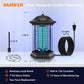 Bug Zapper Outdoor Indoor, 18W Power & 4400V Instant Grid Mosquito Repellent, Insect Control Efficiency Increased 100%, 1/2 Acre Coverage, Fly Trap for Patio, Backyard, Home