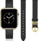 JR.DM Slim Leather Band Compatible with Apple Watch Bands Women 38mm 40mm 41mm 42mm(S11/10) 44mm 45mm 46mm 49mm Genuine Leather Strap with Metal Loop for iWatch Series 11/10/9/8/7/6/5/4/3/2/1 SE